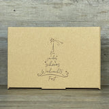 Geschenkverpackung Weihnachten 23 x 16 x 5cm, 5 Stück