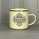 Emaille Becher Limited Edition, personalisiert