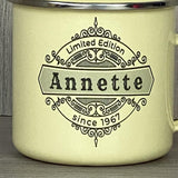 Emaille Becher Limited Edition, personalisiert