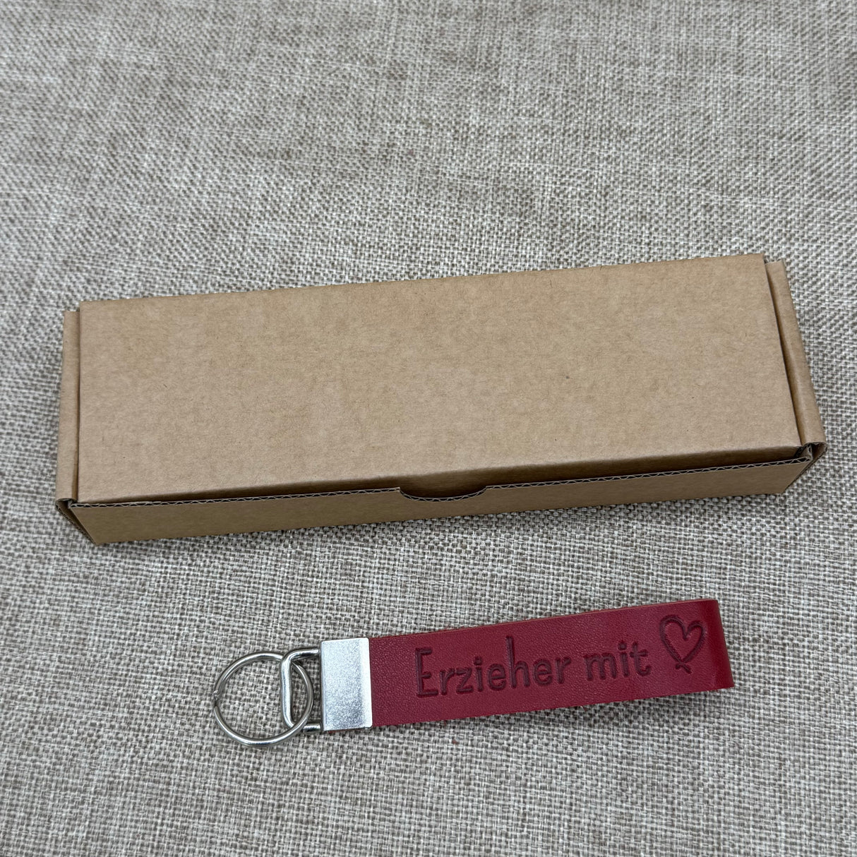 Schlüsselband Erzieher / Erzieherin mit Herz
