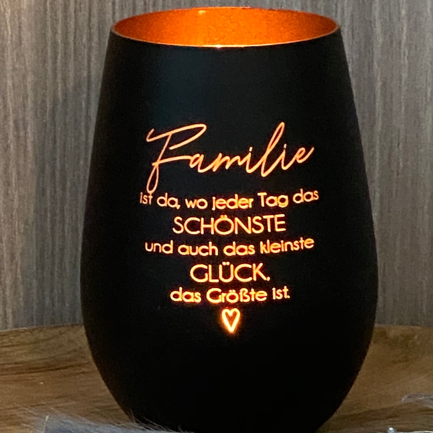 Deko Light - Familie Glück, personalisierbar