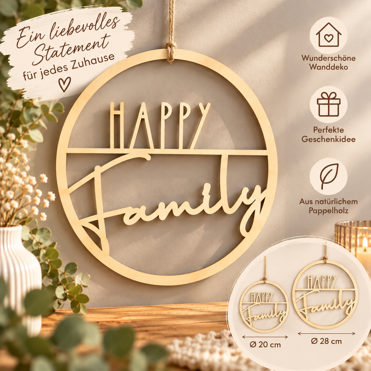 Deko Ring - Happy Family