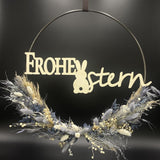 Flower Hoop blau, Ostern