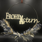 Flower Hoop blau, Ostern