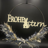 Flower Hoop blau, Ostern