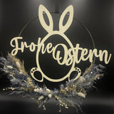 Flower Hoop blau, Ostern