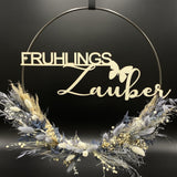 Flower Hoop blau, Ostern