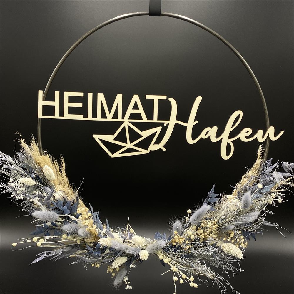 Flower Hoop blau