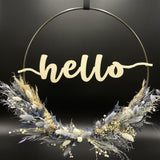 Flower Hoop blau