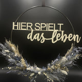 Flower Hoop blau