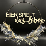 Flower Hoop blau