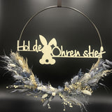 Flower Hoop blau, Ostern