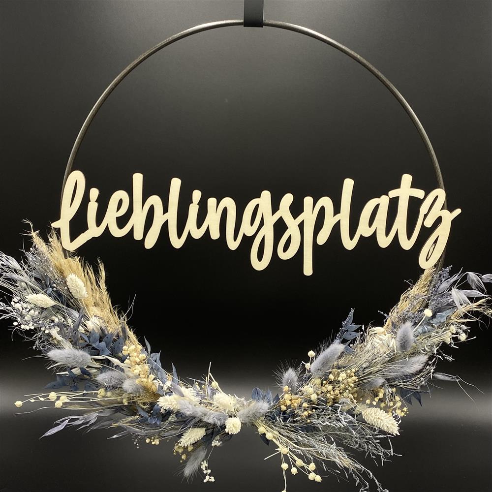 Flower Hoop blau