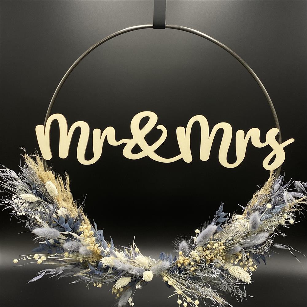 Flower Hoop blau