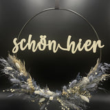 Flower Hoop blau