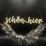 Flower Hoop blau