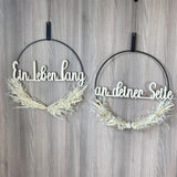 Flower Hoop Hochzeitspaar