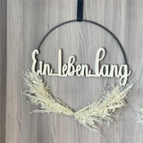 Flower Hoop Hochzeitspaar
