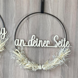 Flower Hoop Hochzeitspaar