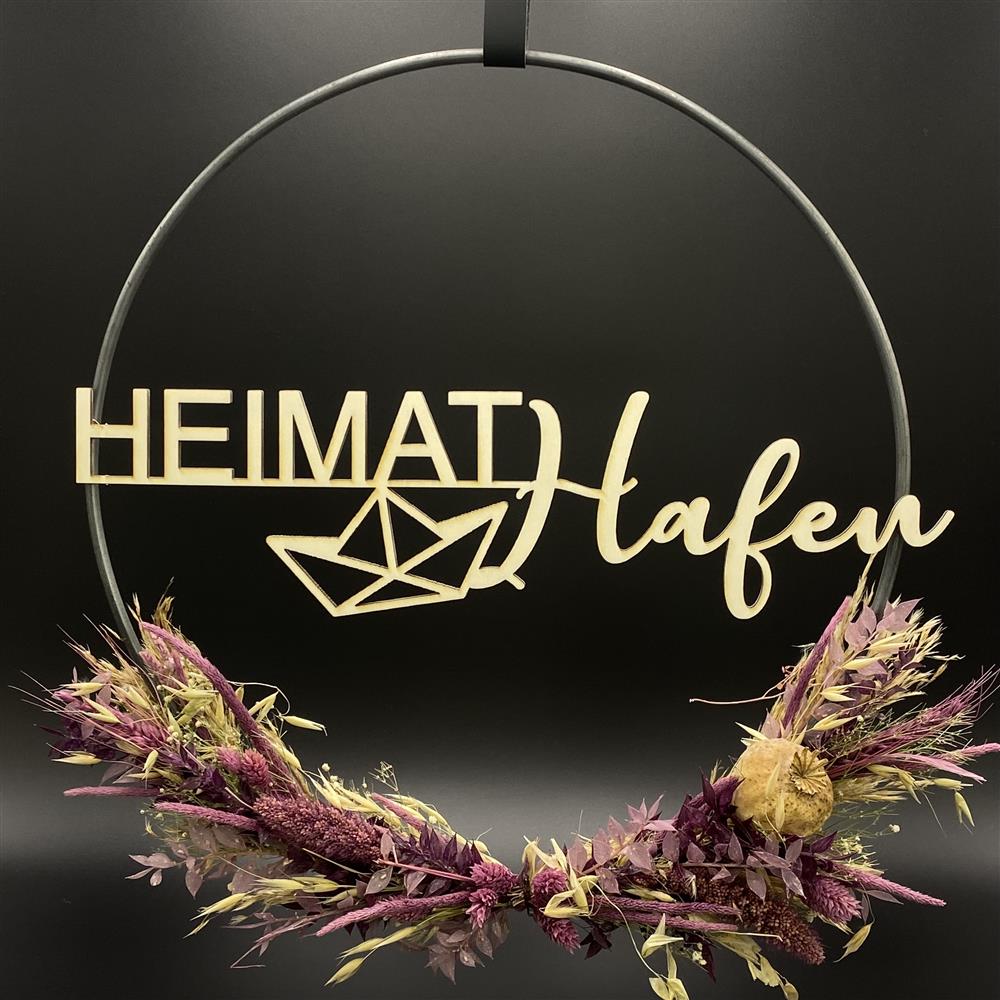 Flower Hoop lila