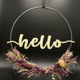 Flower Hoop lila