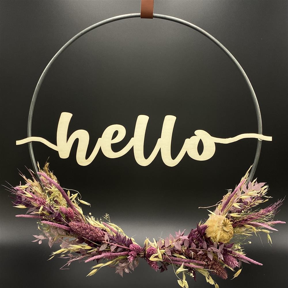 Flower Hoop lila