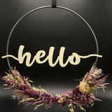Flower Hoop lila