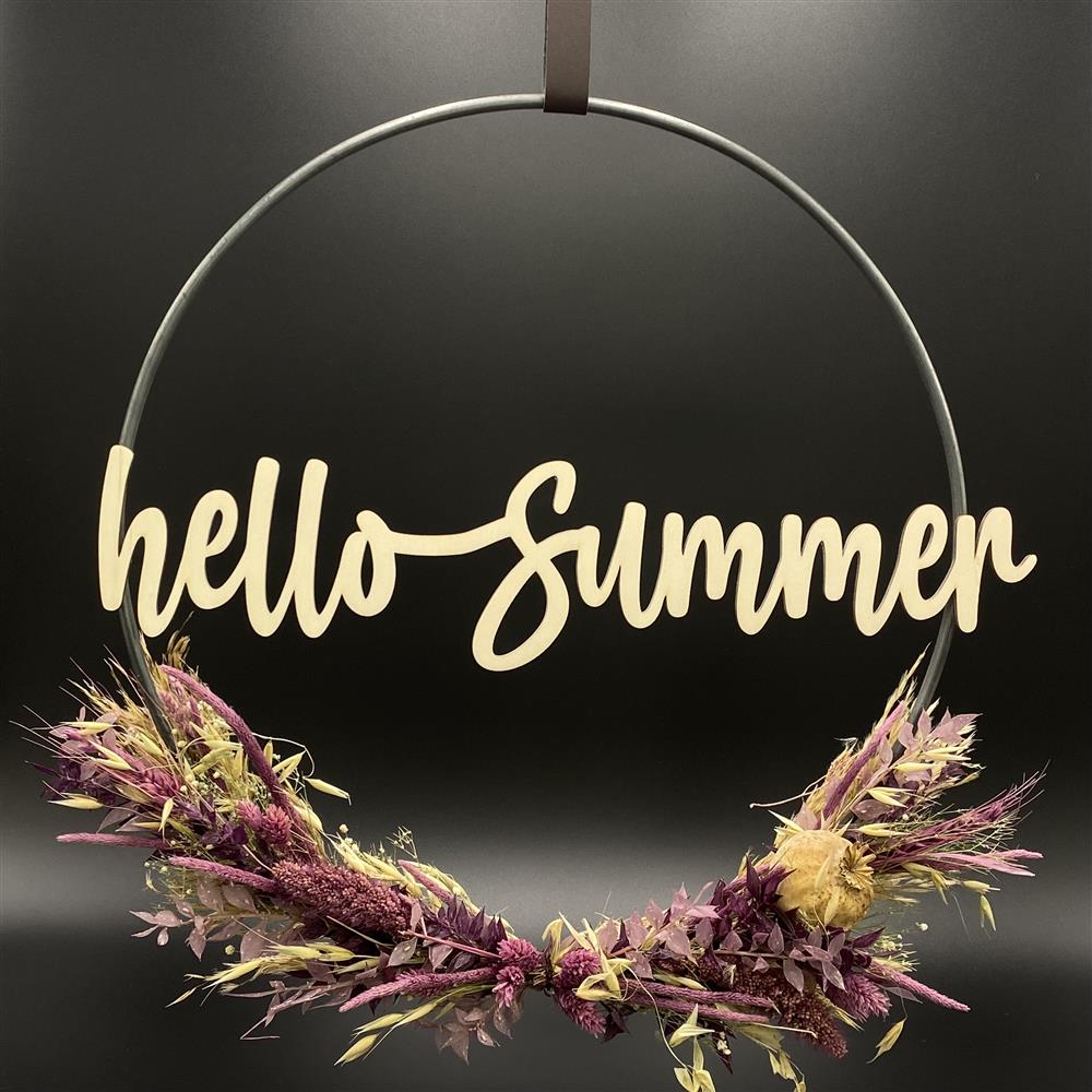 Flower Hoop lila