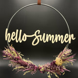 Flower Hoop lila