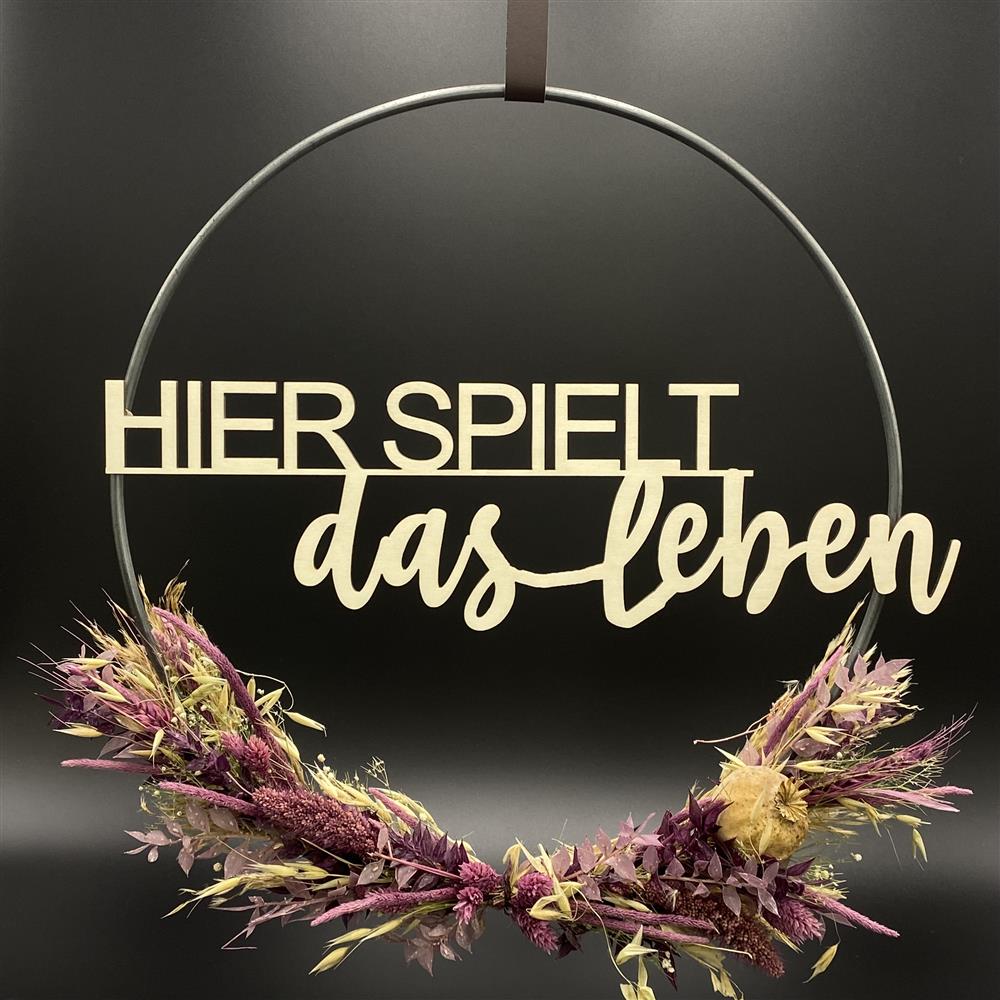 Flower Hoop lila