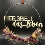 Flower Hoop lila