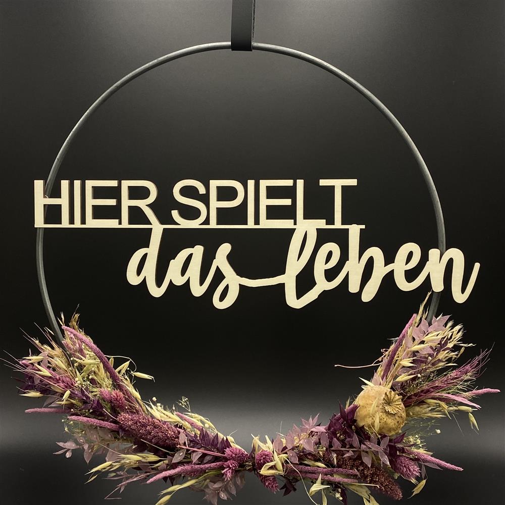 Flower Hoop lila