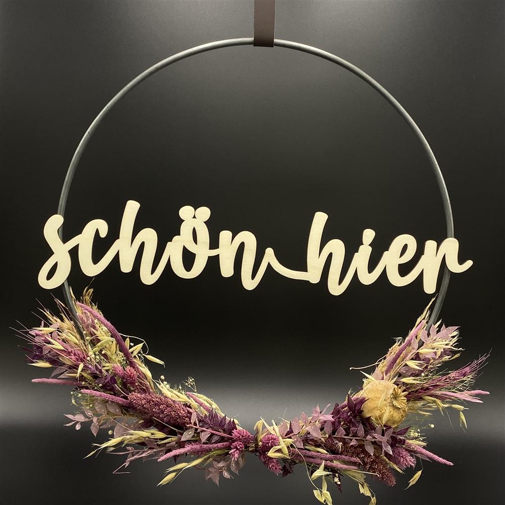 Flower Hoop lila