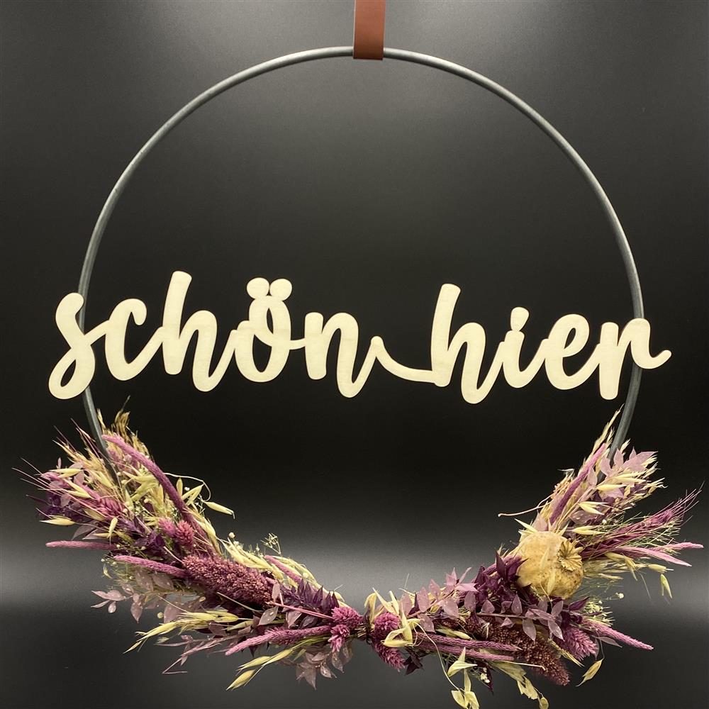 Flower Hoop lila