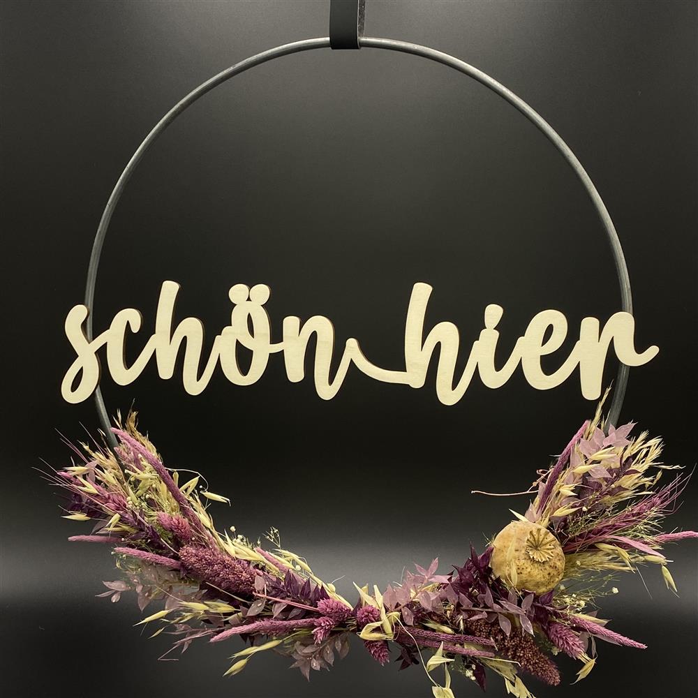 Flower Hoop lila