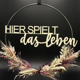 Flower Hoop lila weiß
