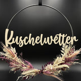Flower Hoop lila weiß