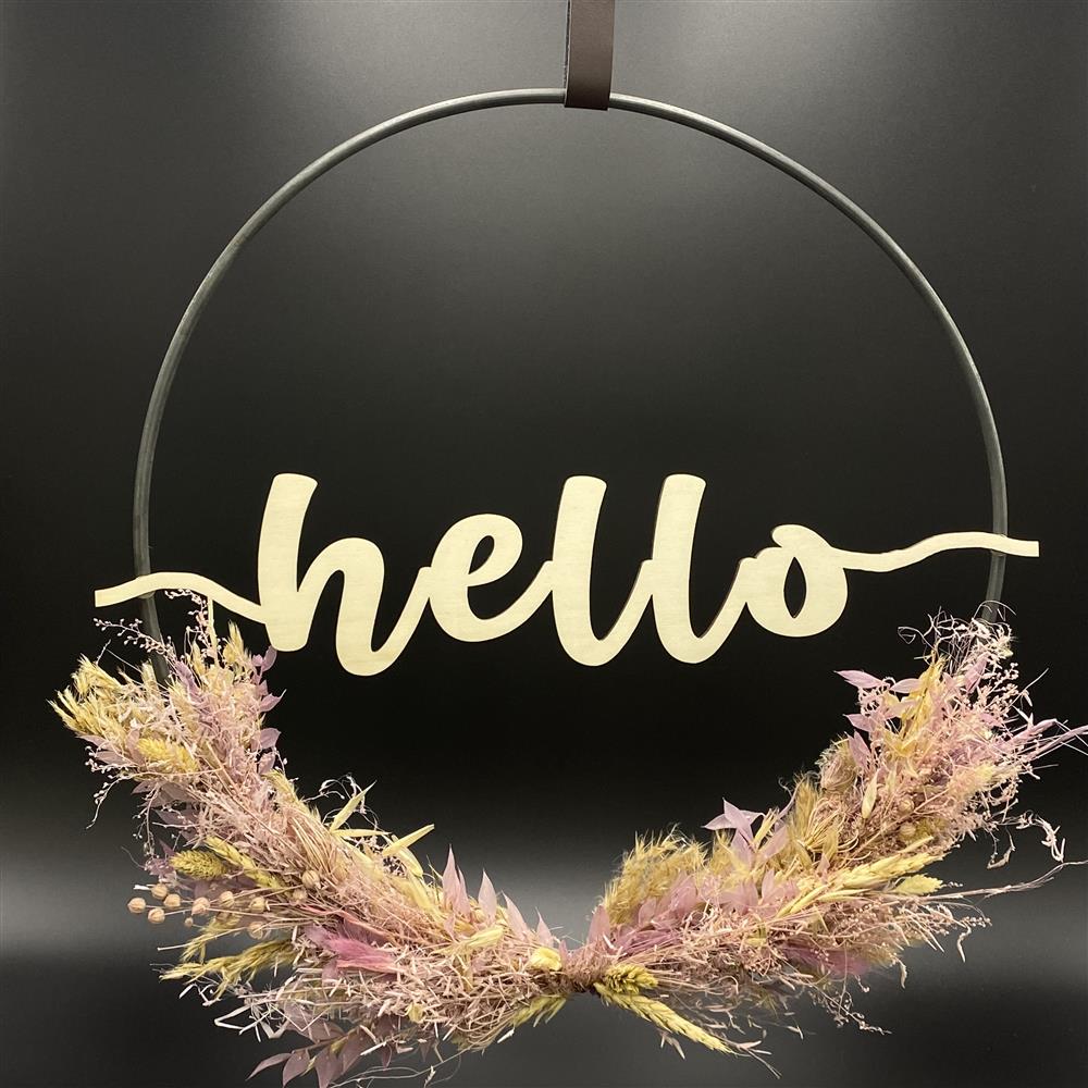 Flower Hoop rosa