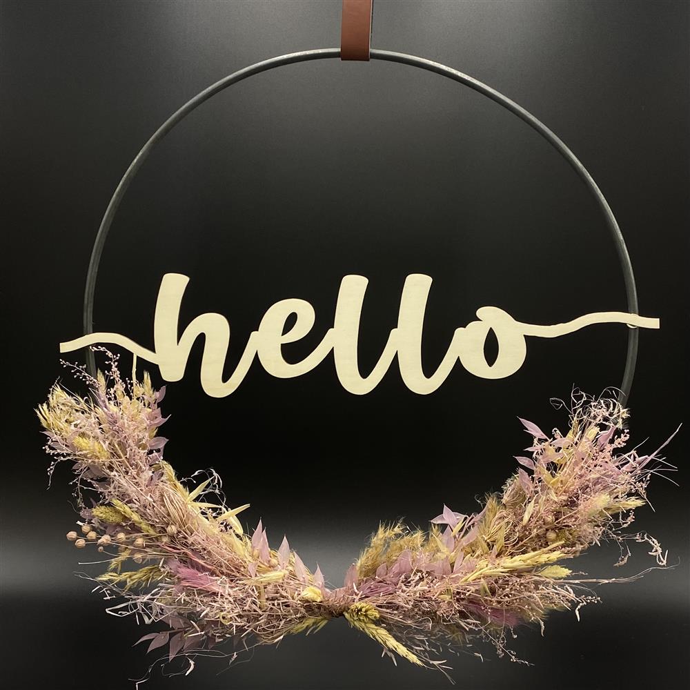 Flower Hoop rosa