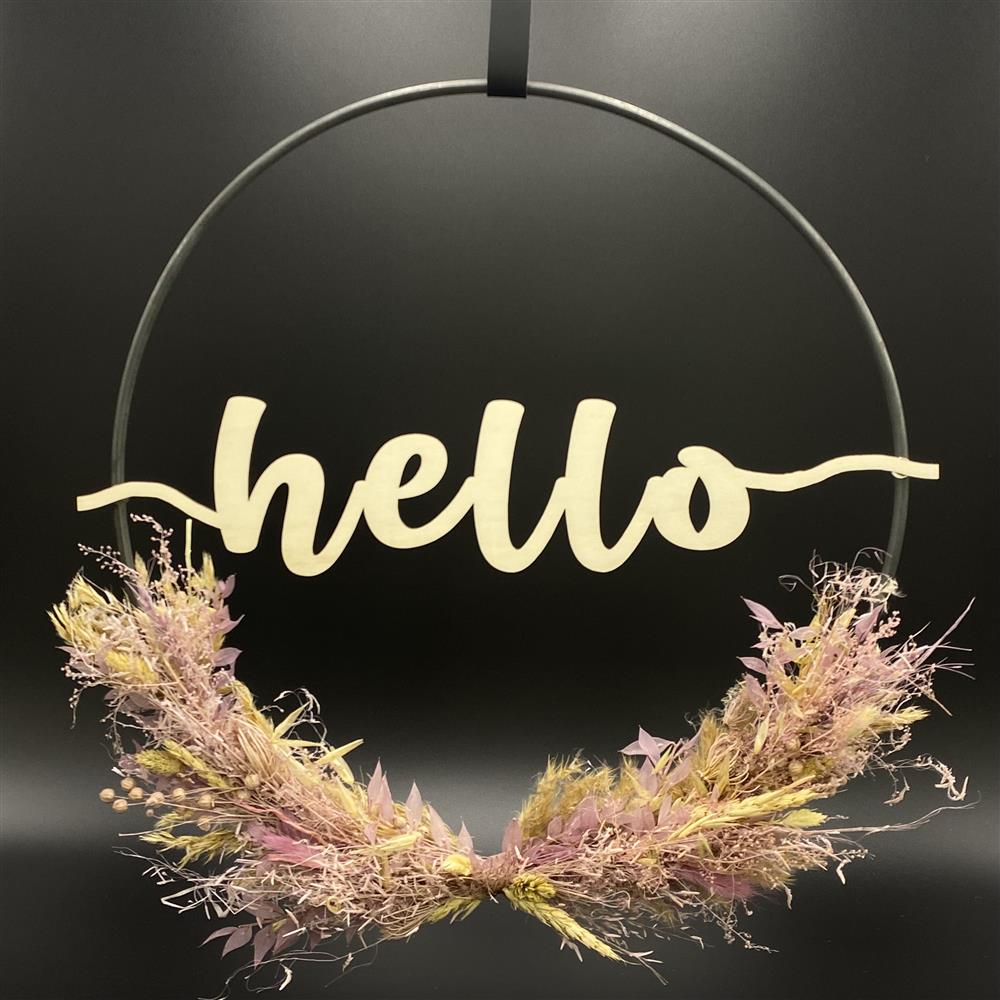 Flower Hoop rosa