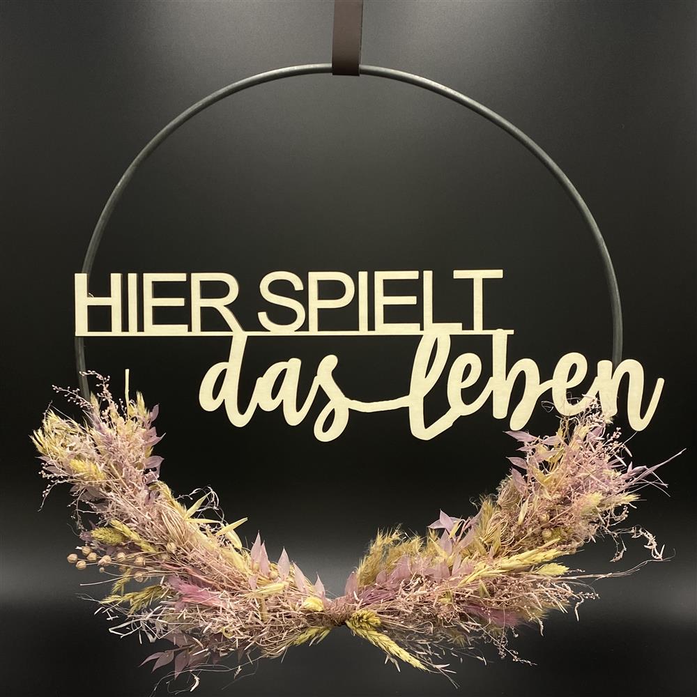 Flower Hoop rosa