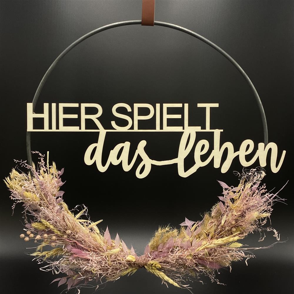 Flower Hoop rosa