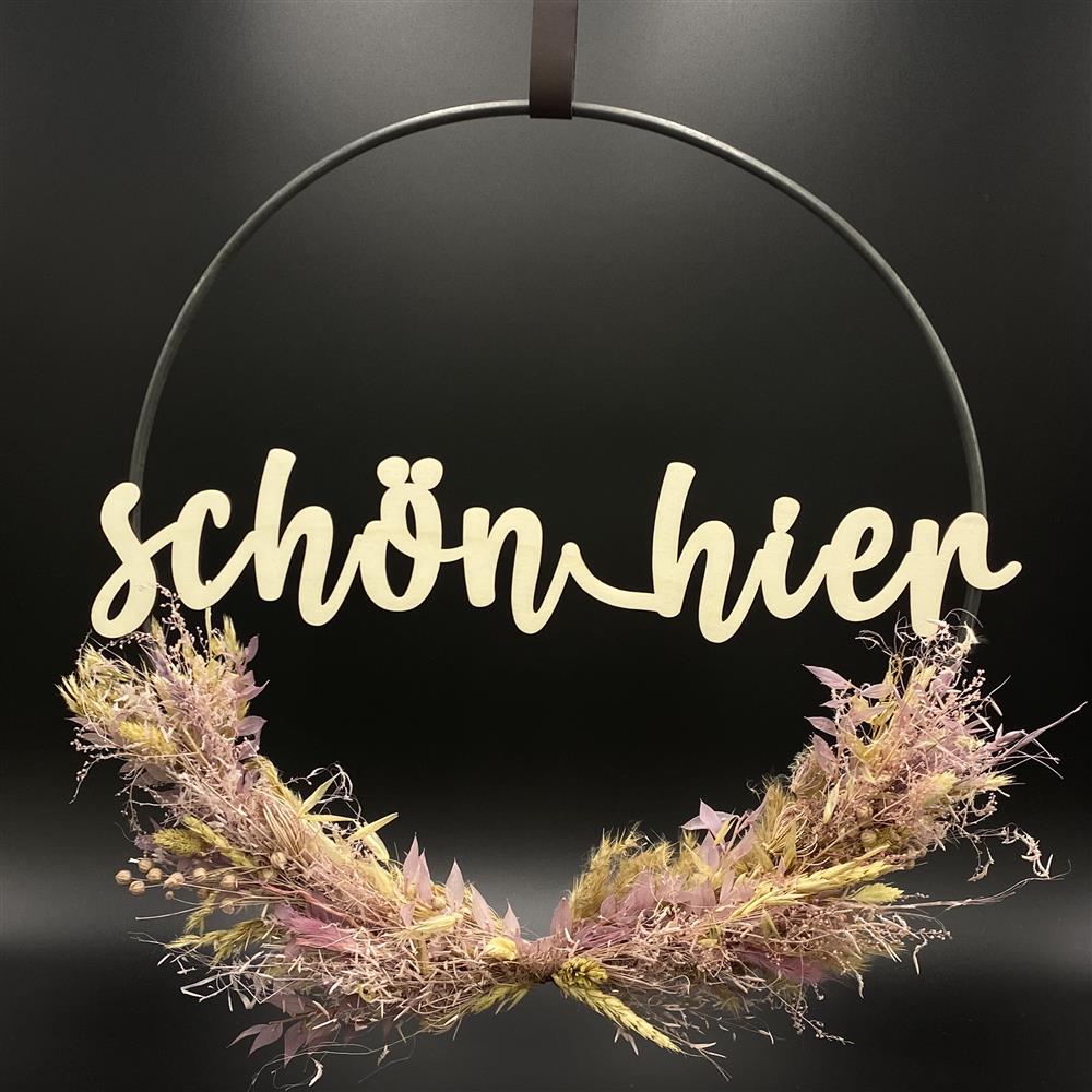 Flower Hoop rosa