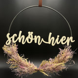 Flower Hoop rosa
