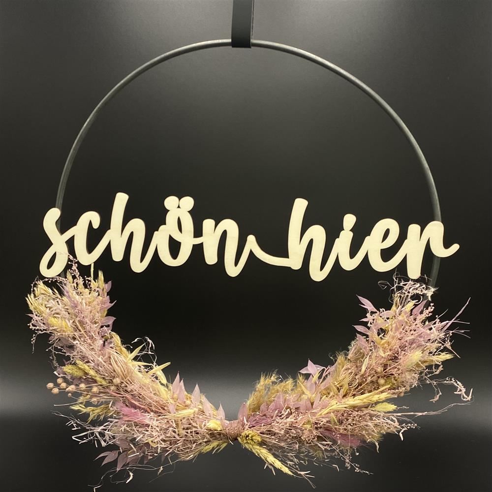 Flower Hoop rosa