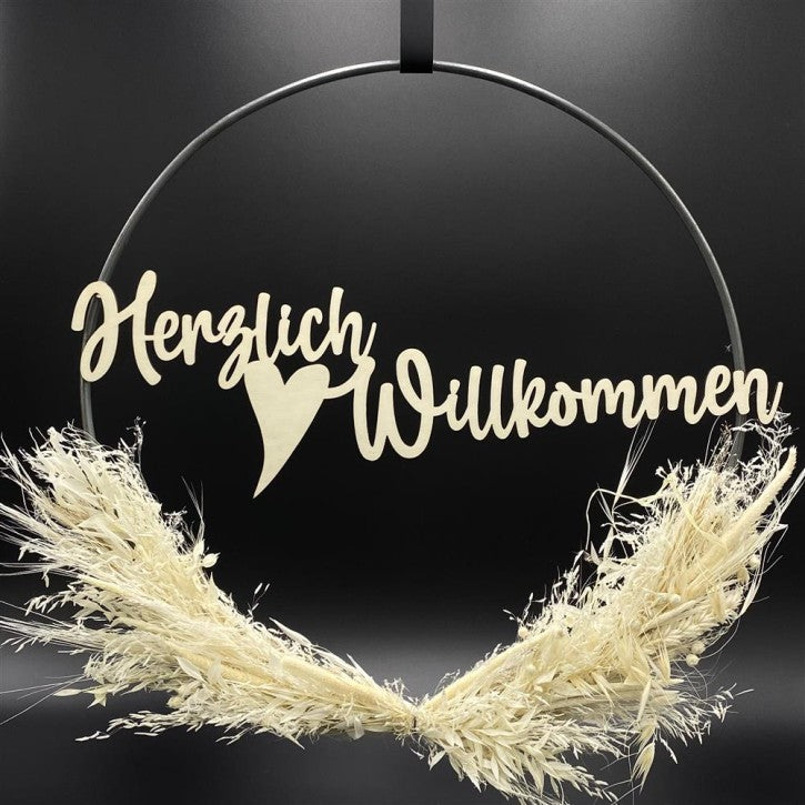 Flower Hoop weiß