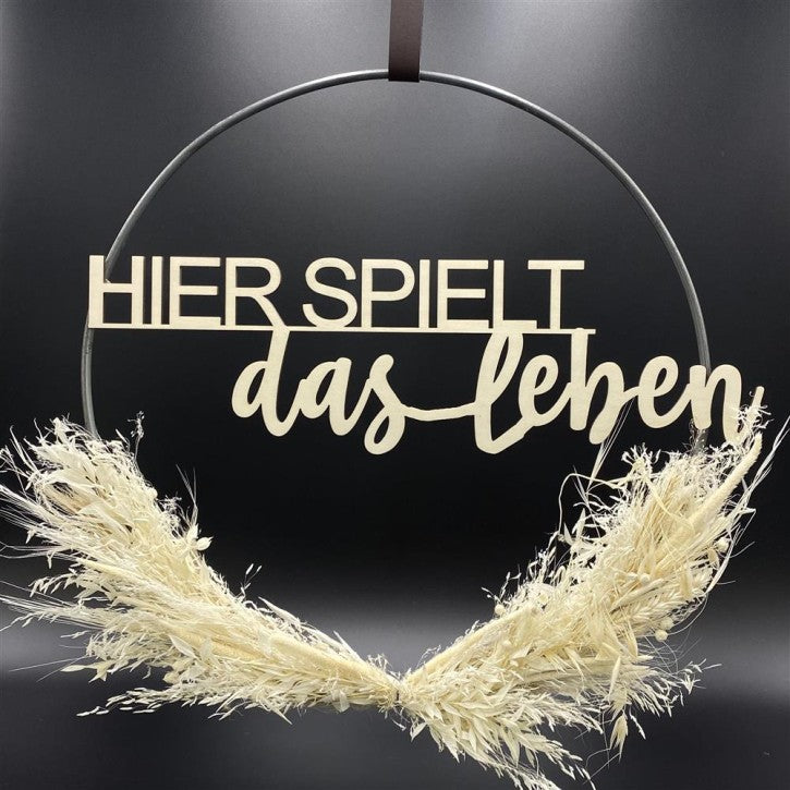 Flower Hoop weiß