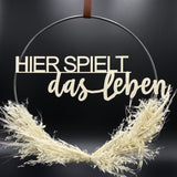 Flower Hoop weiß