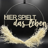 Flower Hoop weiß