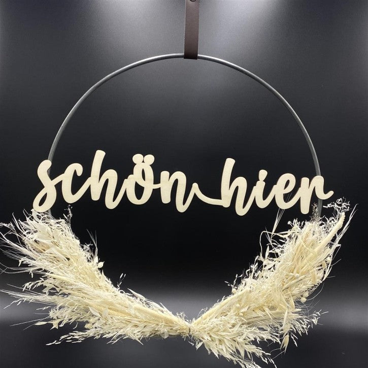 Flower Hoop weiß